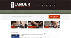 Desktop Screenshot of landerumc.org